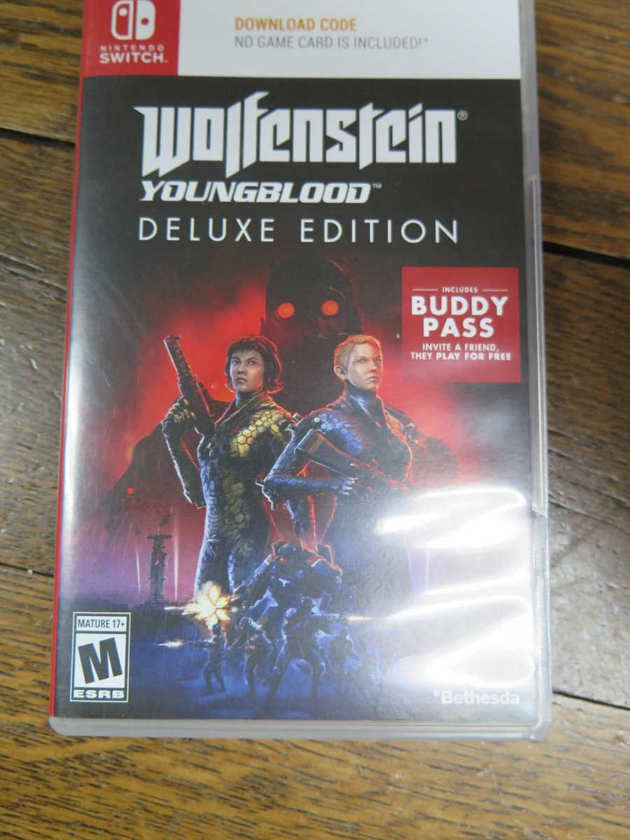 Wolfenstein Youngblood Deluxe Edition Nintendo Switch Case Only