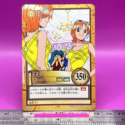 Nami C432 One Piece Carddass Hyper Battle 2001 BANDAI Anime TCG