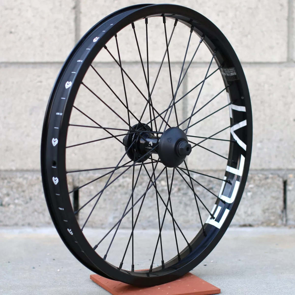 ECLAT BMX BIKE CORTEX FRONT OR REAR FREECOASTER BICYCLE WHEEL BLACK BONDI XL
