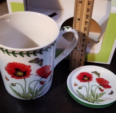 Set of Botanic Garden Mug 12oz & Coaster 3.3"