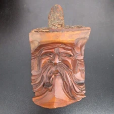 Hand Carved Black Forest Face Old Man Tree Spirit Wall Hanging Oberammergau