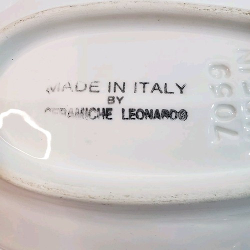 Vintage Ceramiche Leonardo italienische Keramik Fischschale handbemalt 7059 Italy - Bild 6 von 9