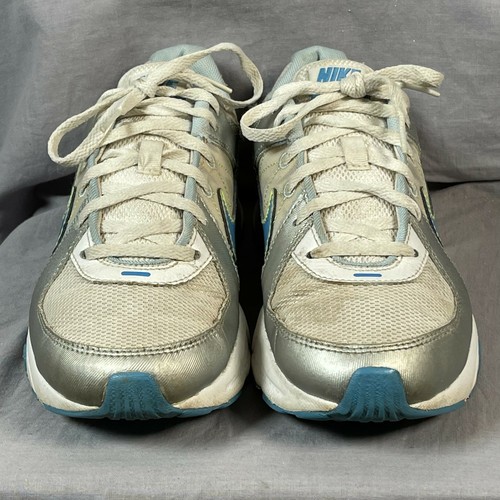 Nike T-Run 5 Mesh Girls' Size 5Y Sneaker Running Shoe Lace Up Non-Marking Swoosh - Picture 6 of 10