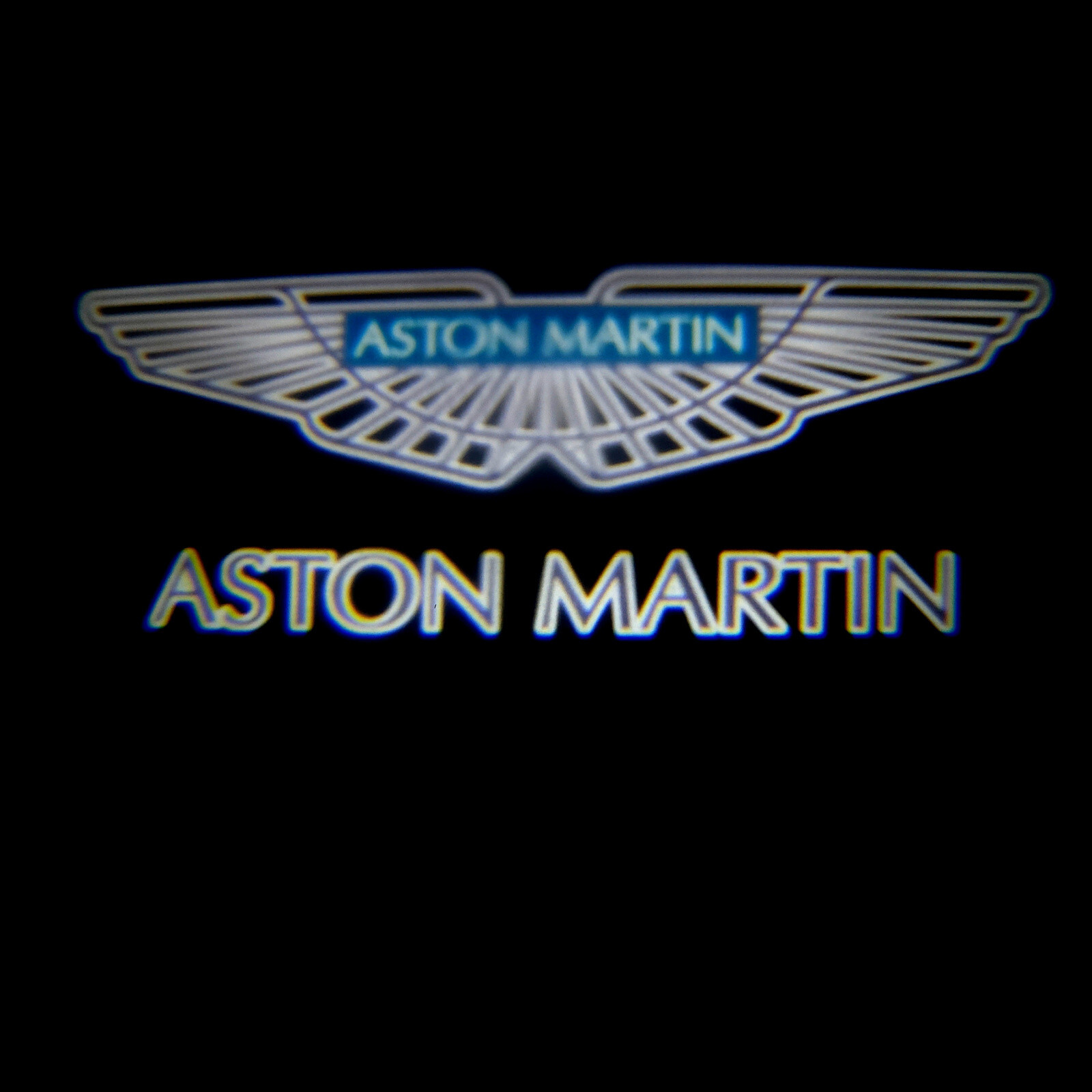 2Pc LED Ghost Shadow Door Projector Lights Drill Type for Aston Martin