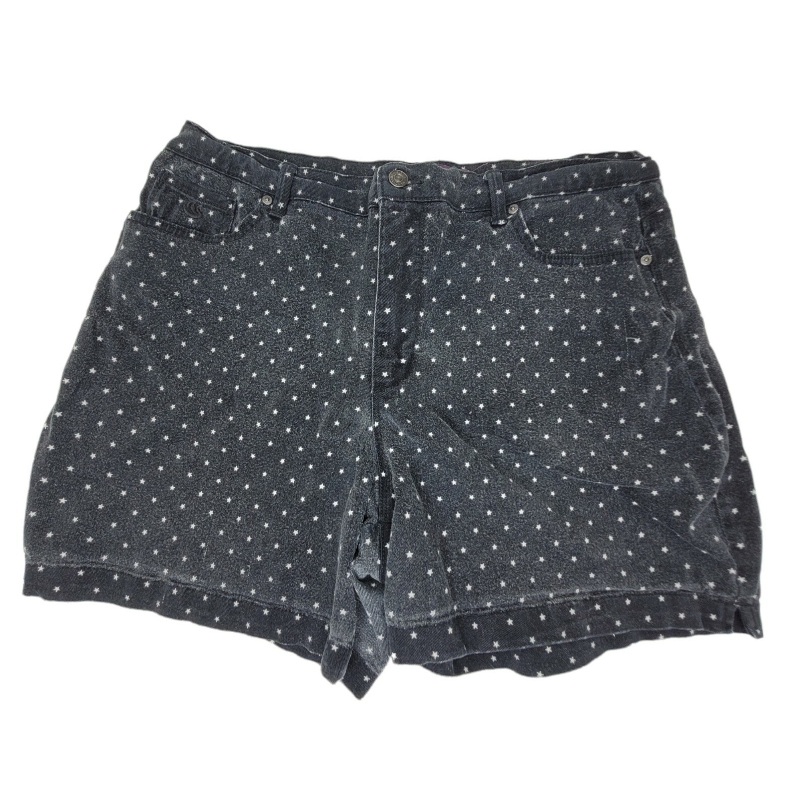 Gloria Vanderbilt Size 14 Missy Shorts Stars Print Bermuda Slight