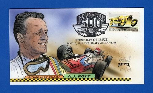 Scott 4530 Indianapolis 500 HP Bevil First Day Cover Main Lot 175 Made