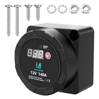 12V 140A Dual Battery System Isolator Voltage Sensitive Relay For RV Marine Boat