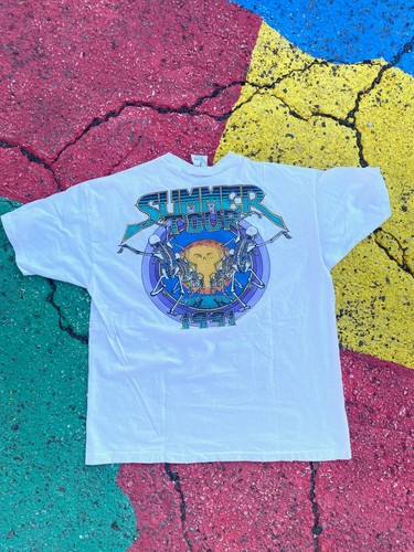 VTG Grateful Dead Summer Tour 1991 Sun and Skeleton Rare graphic shirt USA XL - Picture 6 of 10