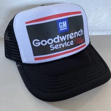 Vintage Goodwrench Hat D. Earnhardt Trucker Hat Black Cap NASCAR unworn