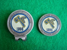 Wyoming Valley Country Club Golf Hat Clip Ball Marker Coin Hanover Wilkes-Barre