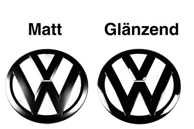 VW Zeichen Schwarz Vorne Golf 7 GTI R 360 Performance Clubsport GTD Emblem *NEU* - Bild 1 von 4