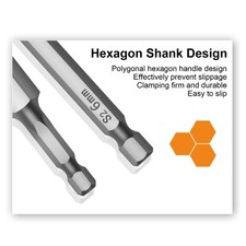 Hex Head AllenWrench Drill Bit Set 1.5mm-12mm 100mm Length Screwdriver Bit