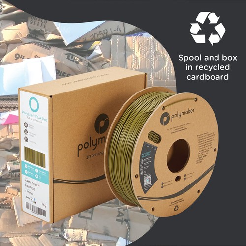 Polymaker PLA PRO Filament 1.75mm Brown, Powerful PLA Filament 1.75mm ...