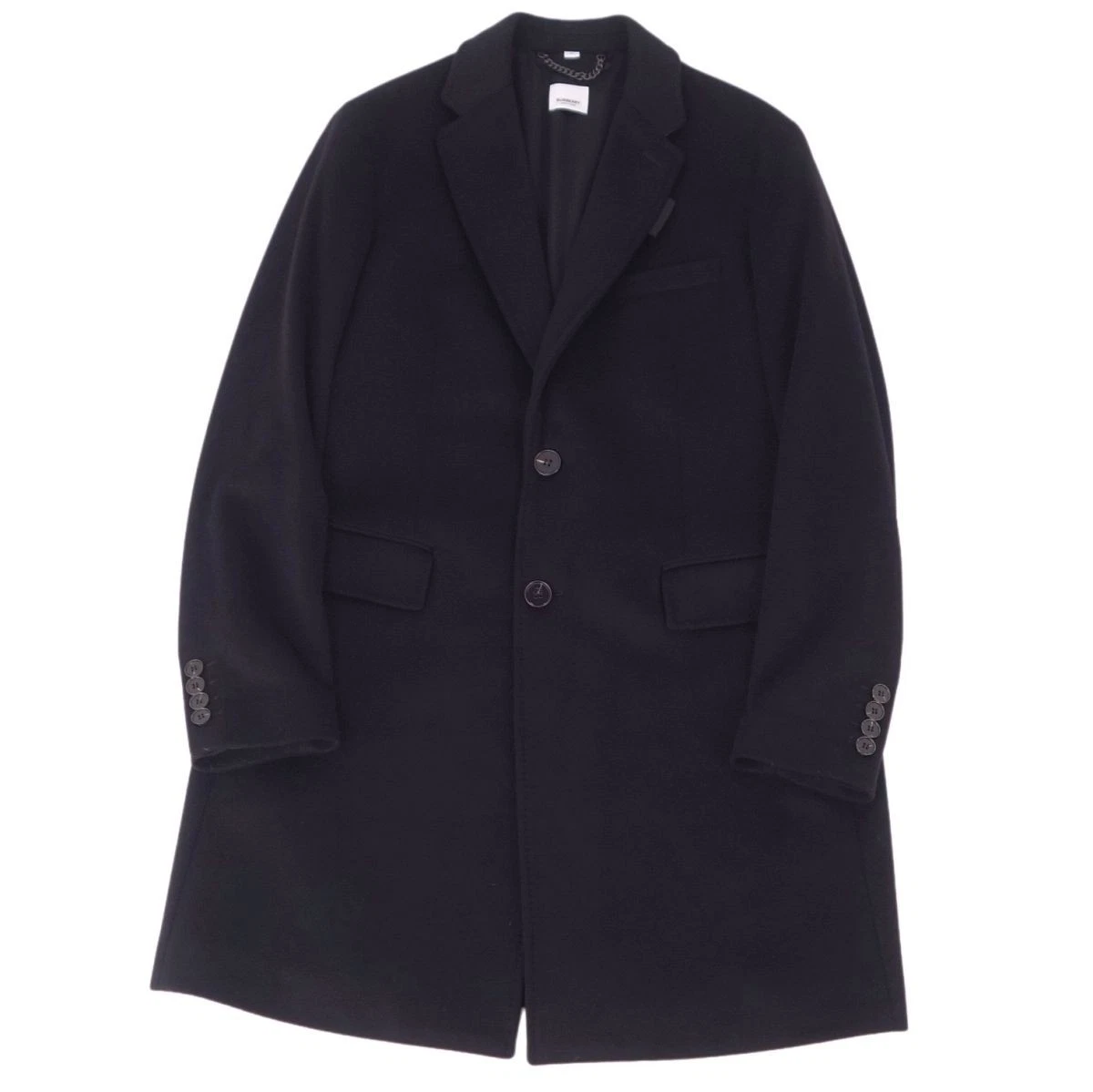 Burberry Cappotto Chester Lungo Lana Cashmere 50M Nero r1_0504