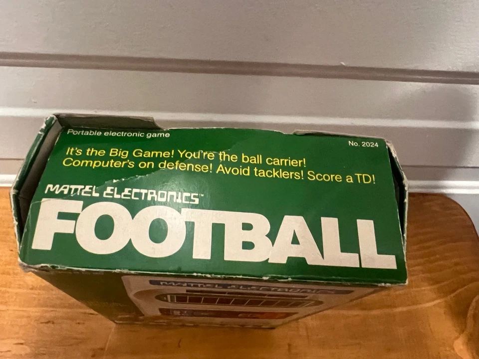 VIDEOJUEGO DE MESA PORTÁTIL ELECTRÓNICO DE FÚTBOL MATE EN CAJA 1977 *SIN PROBAR* Foto 4 de 4