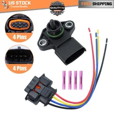Manifold Pressure MAP Sensor+ CONNECTOR Fits ACCENT ELANTRA TIBURON TUCSON RIO 5
