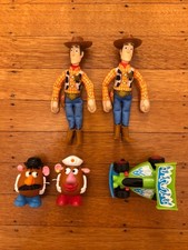 McDonald  s Toy Story 2 Happy Meal Toys 1999 Woody 2 , Mr. Mrs. Potato Head, RC