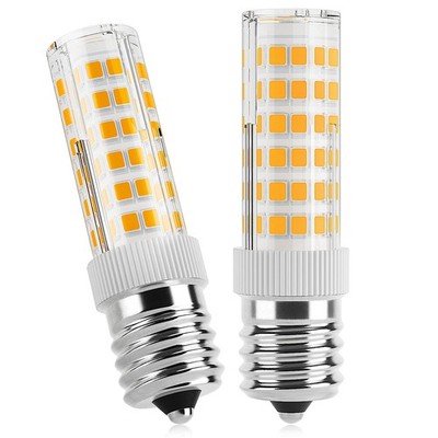 DiCUNO E17 base LED light bulb, equivalent to 50W incandescent bulb, 3000K warm