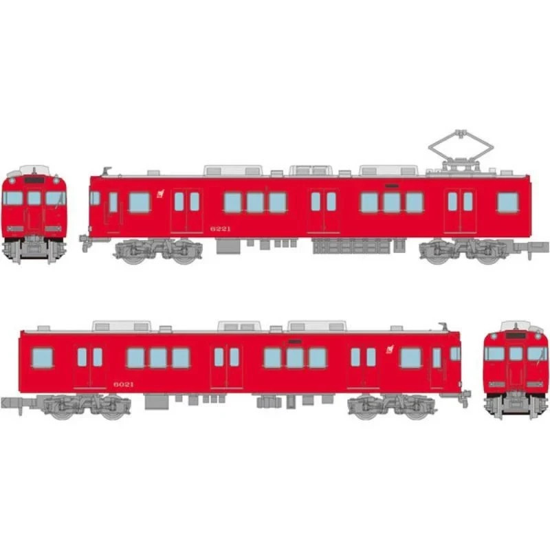 Tetsudou Collection Nagoya Railway 6000 Series 2Car Set JAPAN OFFICIAL