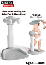 Baby Bath Stand  Shower Hat Set  Anti-Slip  Toddler Bath Kit 6  36 Months