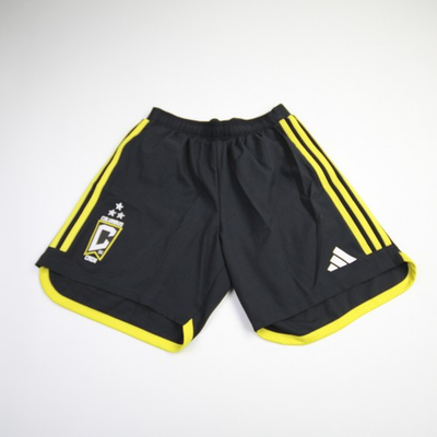 #ad Columbus Crew adidas Game Shorts Men#x27;s Black Gold Used $57.99
