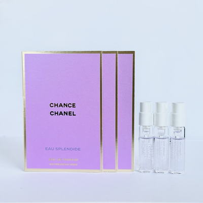 3 x Chanel Chance Eau Splendide Eau De Parfum EDP Spray Sample 1.5