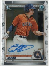Colin Barber 2020 Bowman Chrome 1st Bowman Prospect Autograph #CPA-CBA AUTO