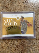 2018-19 Panini Opulence - City of Gold Signatures J.J. Redick #CG-JJR Gold /25