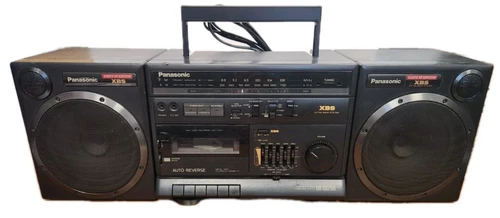 Panasonic RX-CS750 Vintage Portable Stereo Component System Boombox 1989  Tested