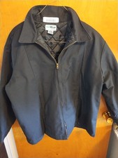 UniWear By UniFirst Men's Permalined Work Jacket 3XL-Reg Black