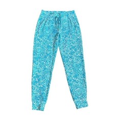 Lilly Pulitzer Knit Pant Joggers Resort White Took Me By Surprise Small Colorful