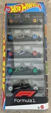 Hot Wheels 5-Pack Formula One F1 Racing Die-cast Cars 1:64