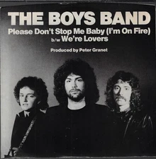 BOYS BAND PLEASE DON'T STOP ME BABY USED 7" W/ PIC SLEEVE VG+/VINYL NM