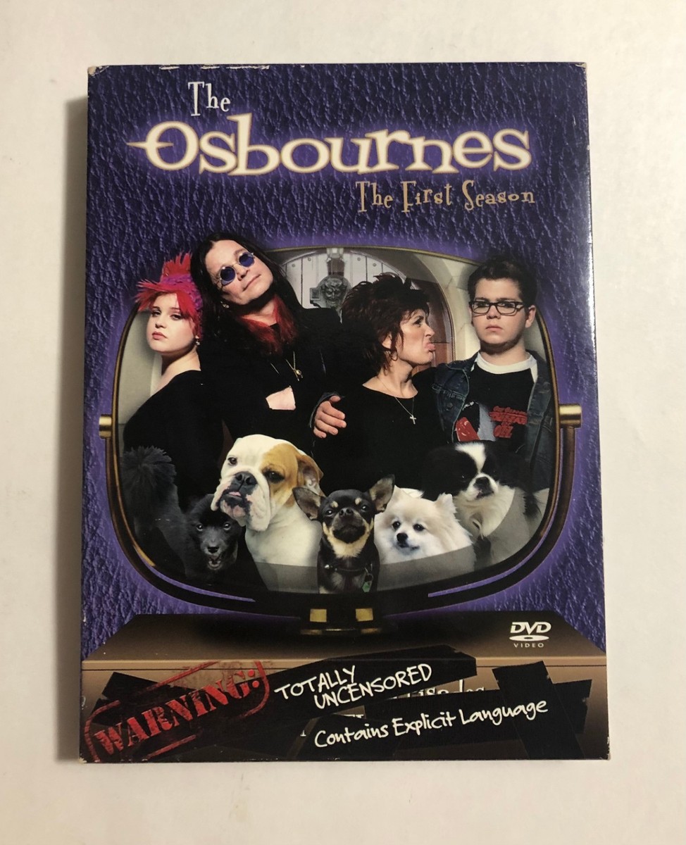 OSBOURNES The First Season DVD ( 2-Disc Set) Uncensored Ozzy