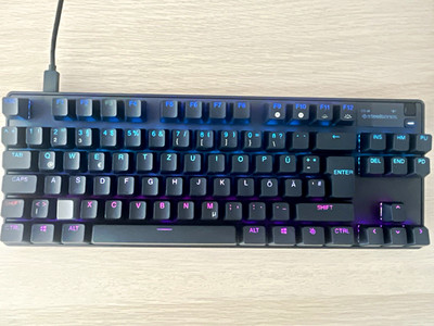 SteelSeries Apex Pro TKL WL (2023) mechanisch kabellos USB-C QWERTZ DE