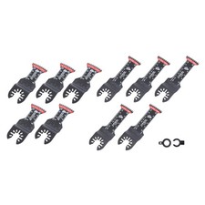 10 Sets Of Japanese Tooth & Extra-Long Arc Edge Oscillating Multitool Blades