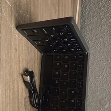 Foldable Portable Black Wired QWERTY Keyboard English Layout
