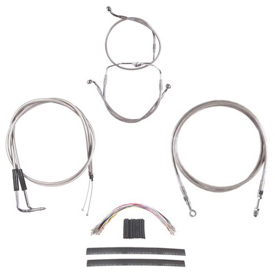 Stainless +14'' Line Cmpt Kit 2007 Harley Screaming Eagle models w/Cruise