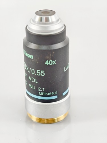 Nikon LWD 40x 0.55 Ph1 ADL Phase Contrast Microscope Objective Eclipse i Series - Picture 3 of 3