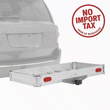 Aluminum Cargo Carrier 500 Lb Cap Folding Hitch Rack Elevate Outdoor - 50