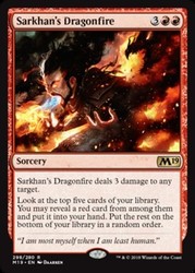 Sarkhan's Dragonfire #298 - Core Set 2019 (M19) - Rare