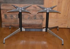 Original Herman Miller Charles Eames Aluminum Segmented Group Table Base Only