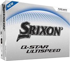 New Srixon Q-Star Ultispeed Golf Balls - 1-Dozen - White