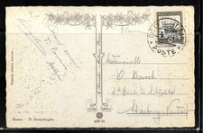 N262 - VATICAN - CP DU 06/08/1933 POUR STRASBOURG FRANCE