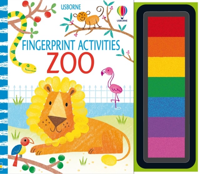 Fingerprint Activities Zoo by Fiona Watt (Spiral bound)