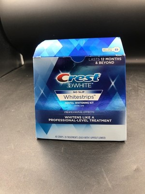 Crest No Slip Whitestrips 1 Hour Express Professional Whitening 14 White Strips