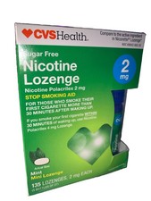 Nicotine Mint Lozenge 2mg 135pc Stop Smoking Aid EXP 04/2028