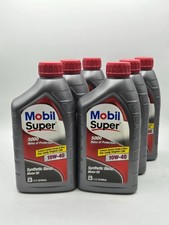 MOBIL SUPER 5000 SYNTHETIC BLEND 10W40 MOTOR OIL 6 QUARTS 24.00 per gallon
