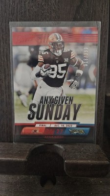 2024 Panini Prestige - Any Given Sunday David Njoku AGS-DNU Xtra Points Red /399