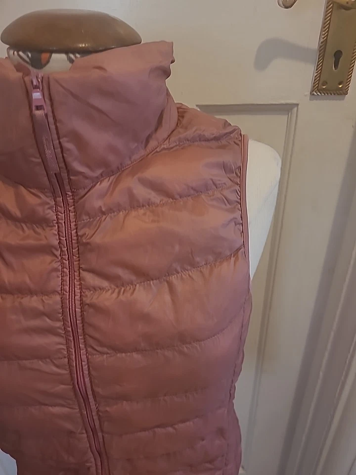 Дамы Xs розовый фиолетовый пальто без рукавов - Изображение 3 из 4